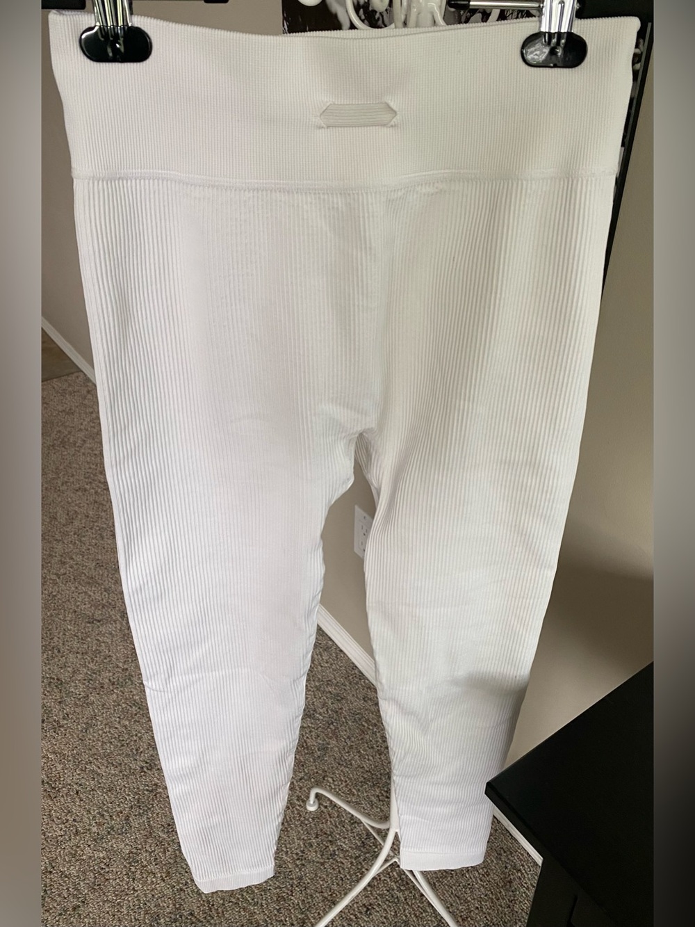 Nwot~ Jed North White Ribbed Leggings